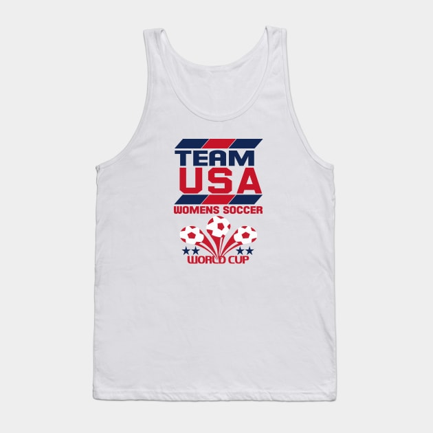 Team USA Soccer Tank Top by GLStyleDesigns